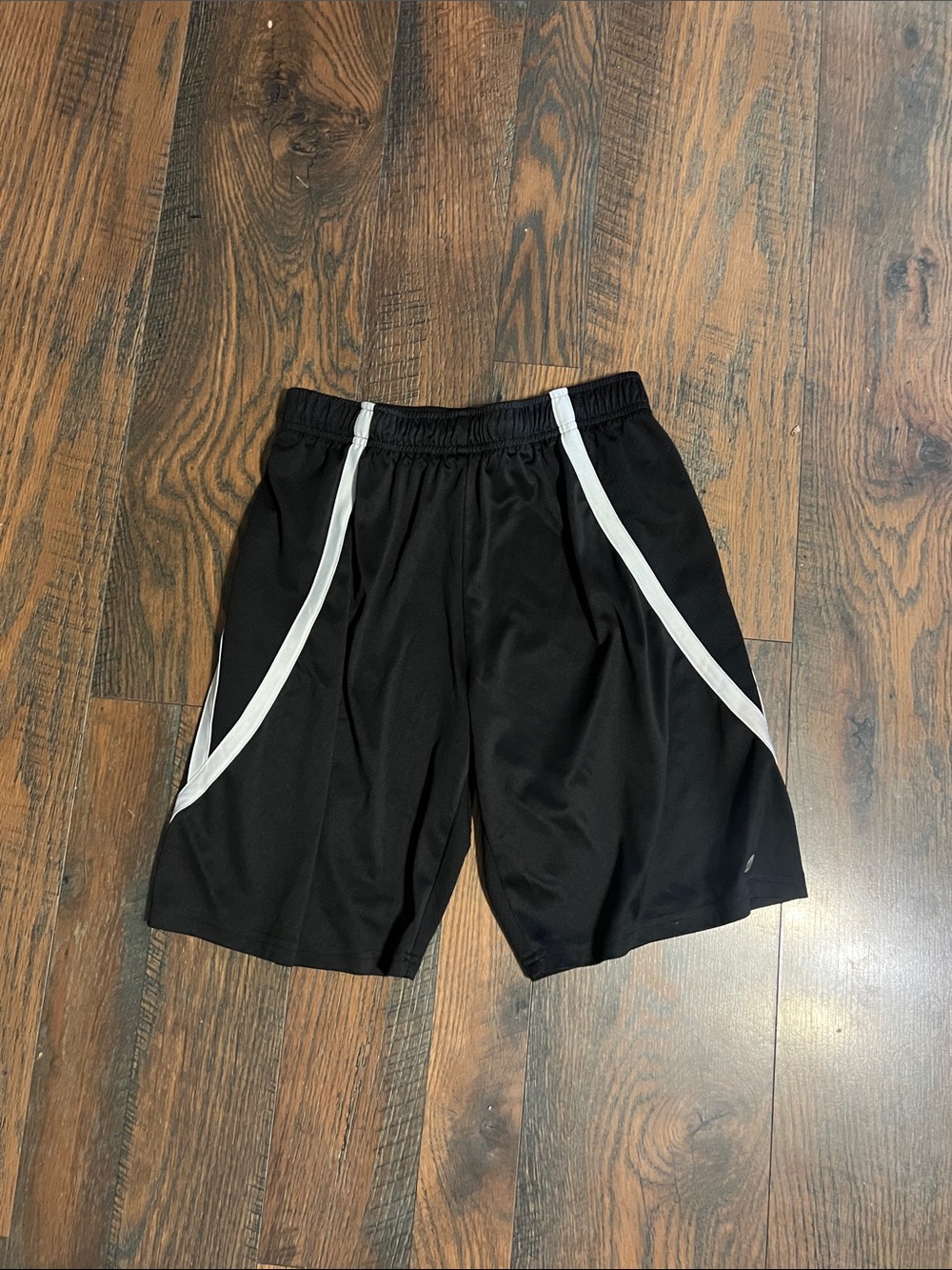 Energy Zone Black Shorts with White Side Trim